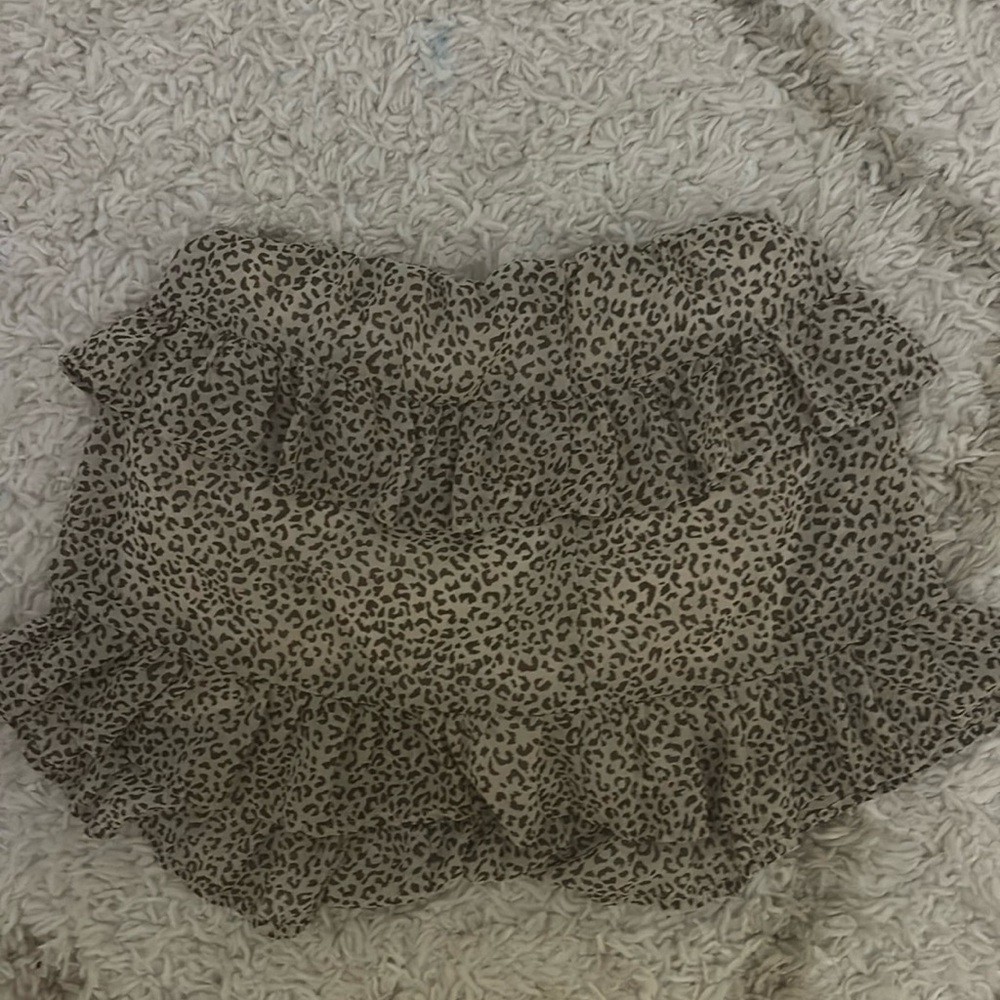 Cheetah Print Skirt